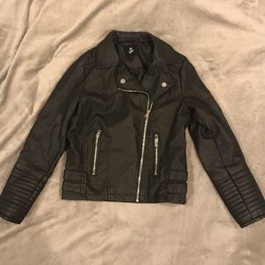 Faux Leather Jacket